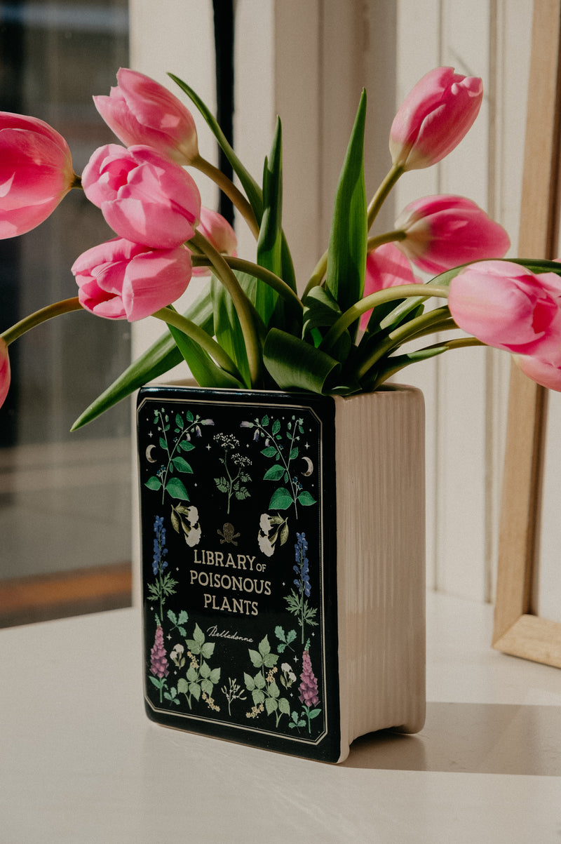Poisonous Plants Book Dark Romance Vase