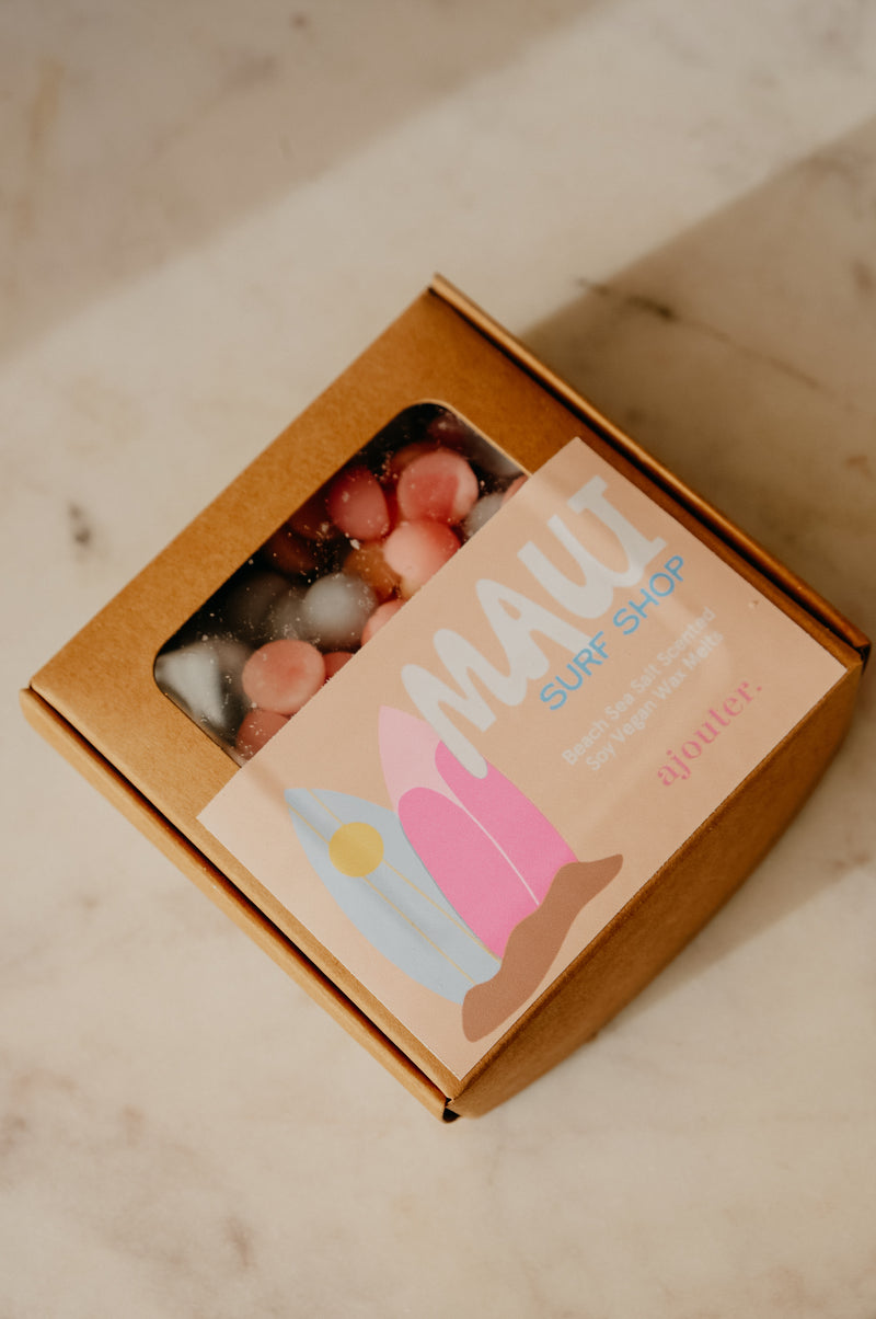 Maui Surf Shop Beach Sage and Sea Salt Shimmer Wax Melts