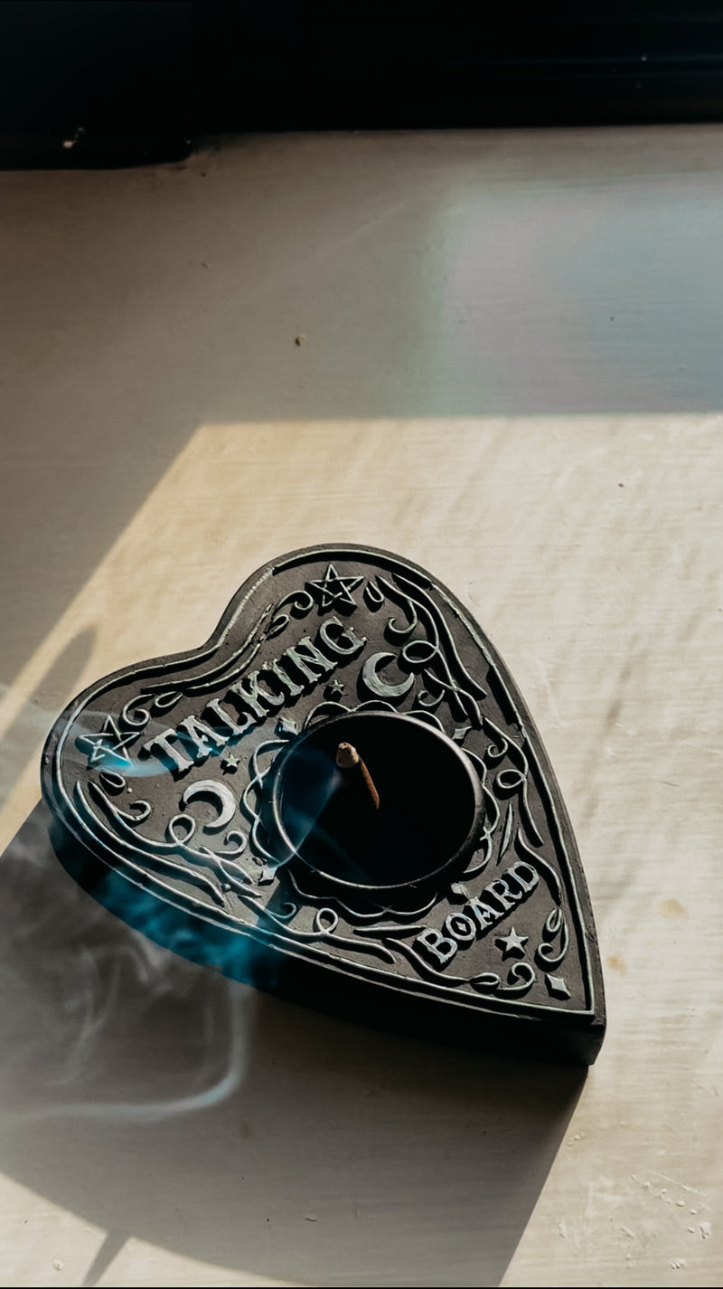 Ouij Talking Board Planchette Candle Holder / Incense Holder