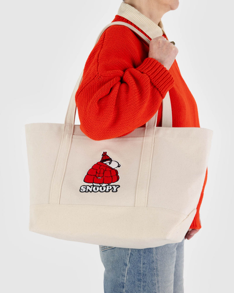 Baggu x Peanuts Winter Coat Medium Heavyweight Canvas Tote