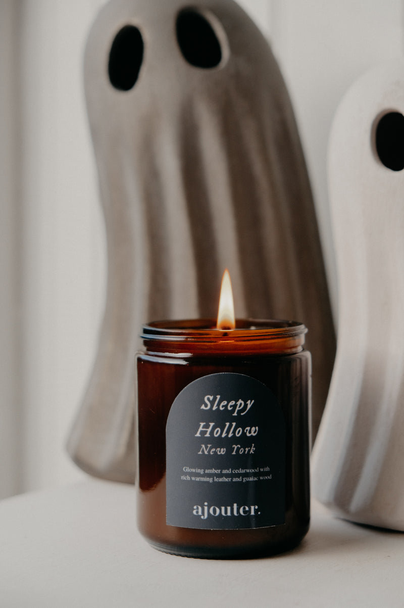 Sleepy Hollow NYC Halloween Autumn Candle