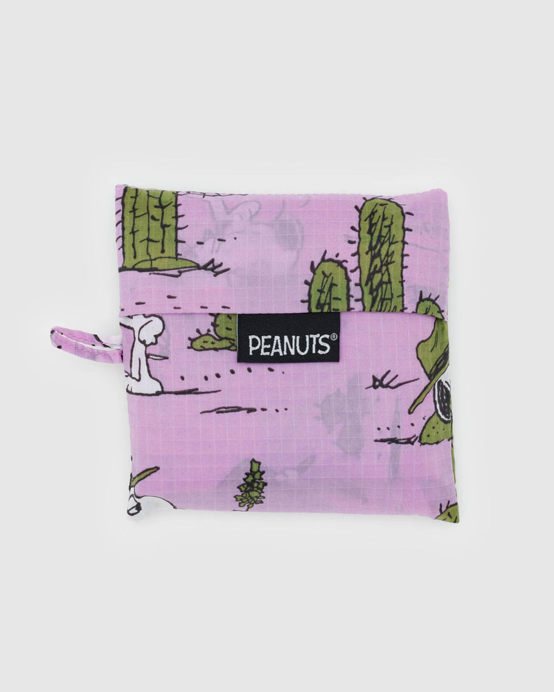 Baggu x Peanuts Snoopy Pink Spike Reuseable Shopper Bag