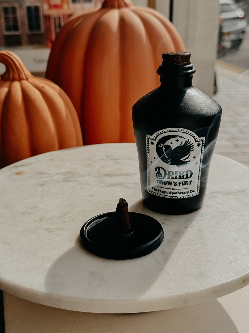 Sanderson Witch Apothecary Autumn Halloween Incense Burner Holder