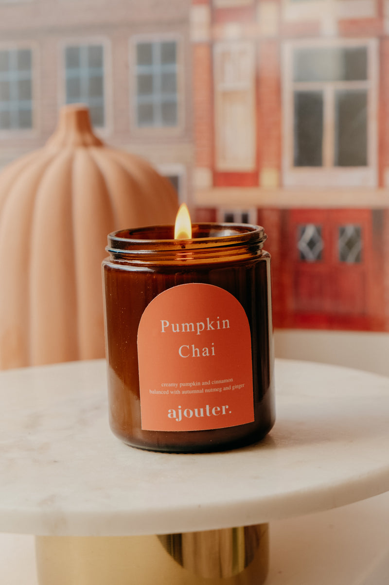 Pumpkin Chai Autumn Soy Wax Candle
