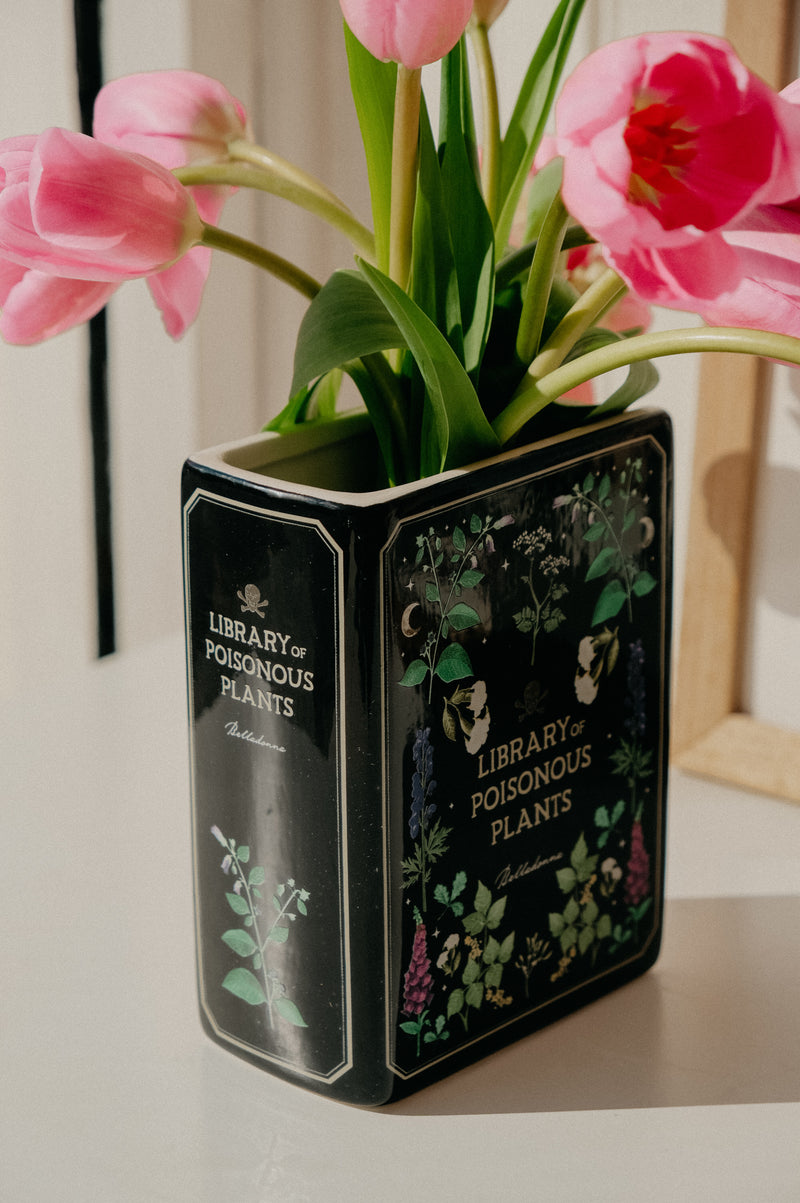 Poisonous Plants Book Dark Romance Vase