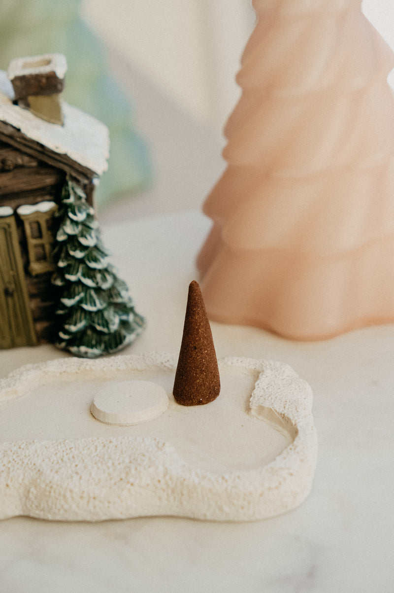 Log Cabin Incense Burner