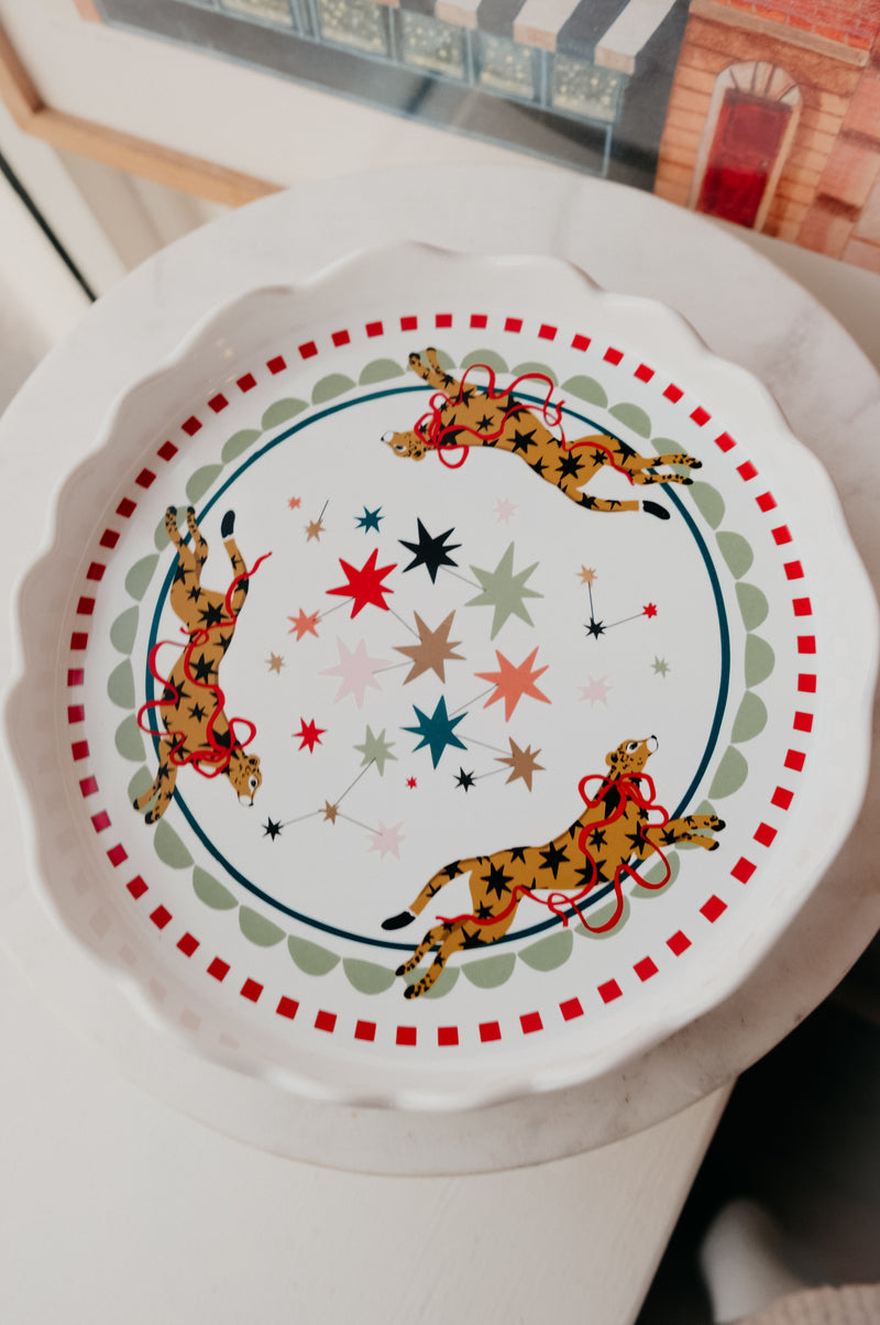 Nico Leopard and Stars Cake Stand