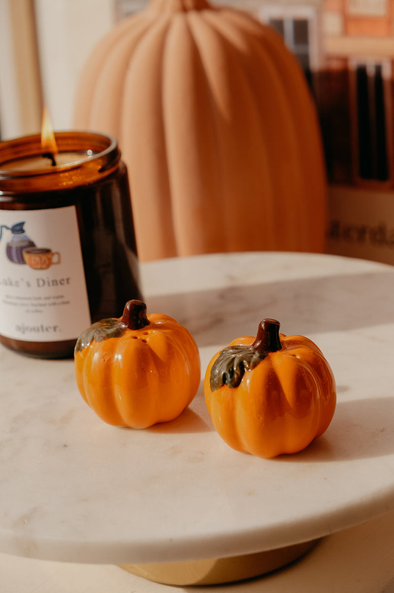 Gilmore Harvest Autumn Festival Pumpkin Salt and Pepper Shakers
