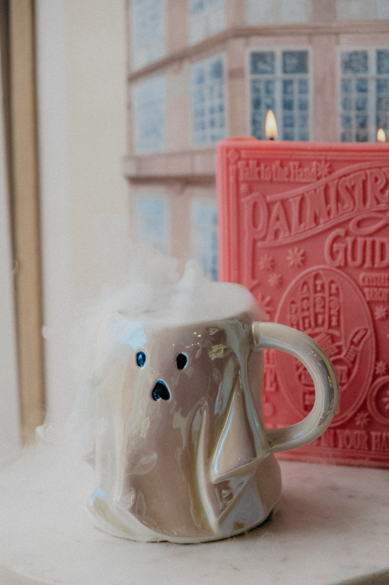 Gigi XL Iridescent Ghost Halloween Autumn Mug