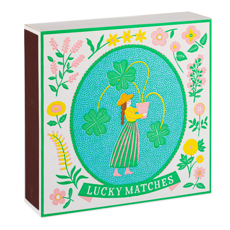 Lucky Matches Flowers Matchbox