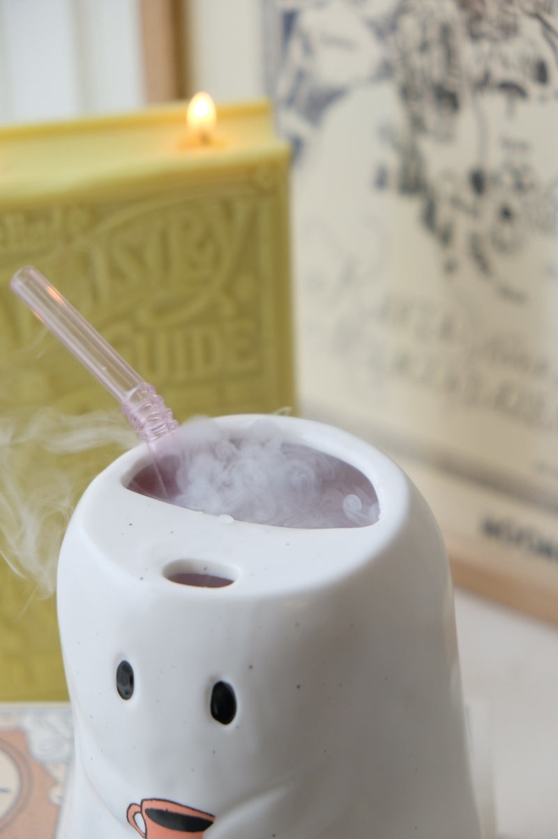 Gaia Ghost XL Halloween Autumn Ceramic To-Go Takeaway Mug