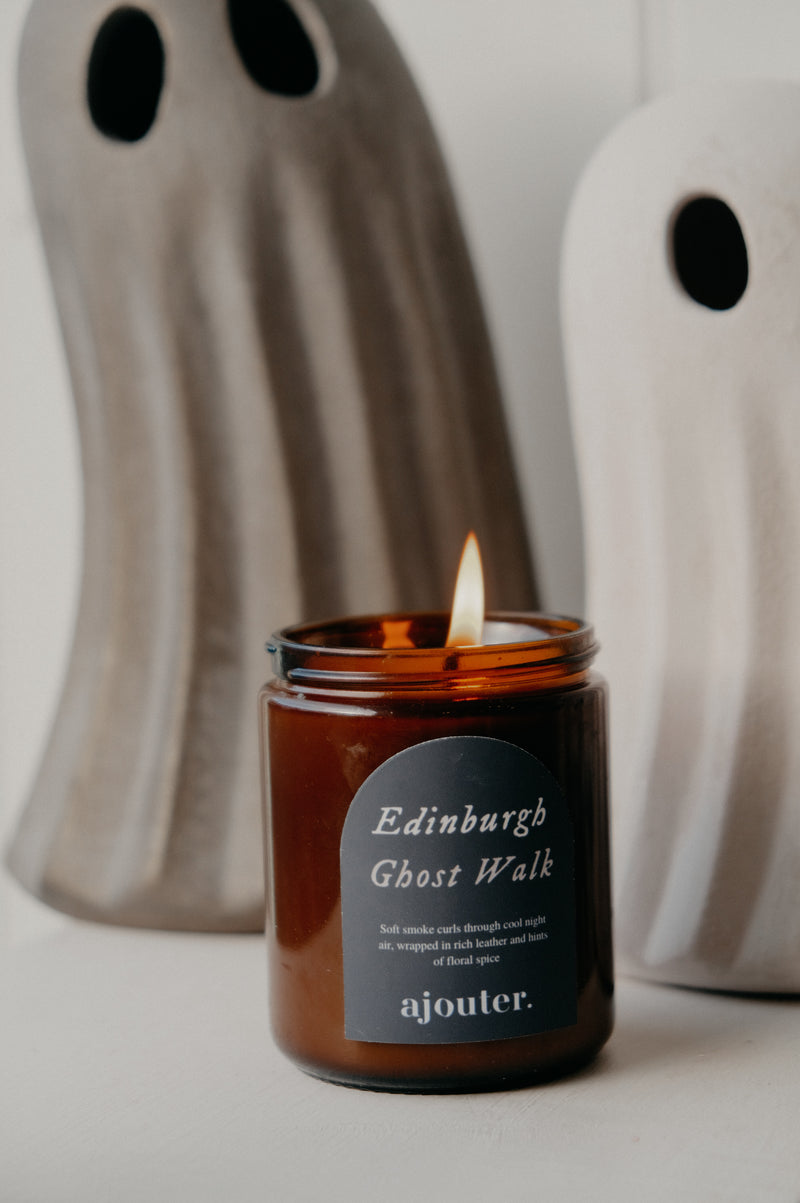 Edinburgh Ghost Walk Halloween Autumn Candle