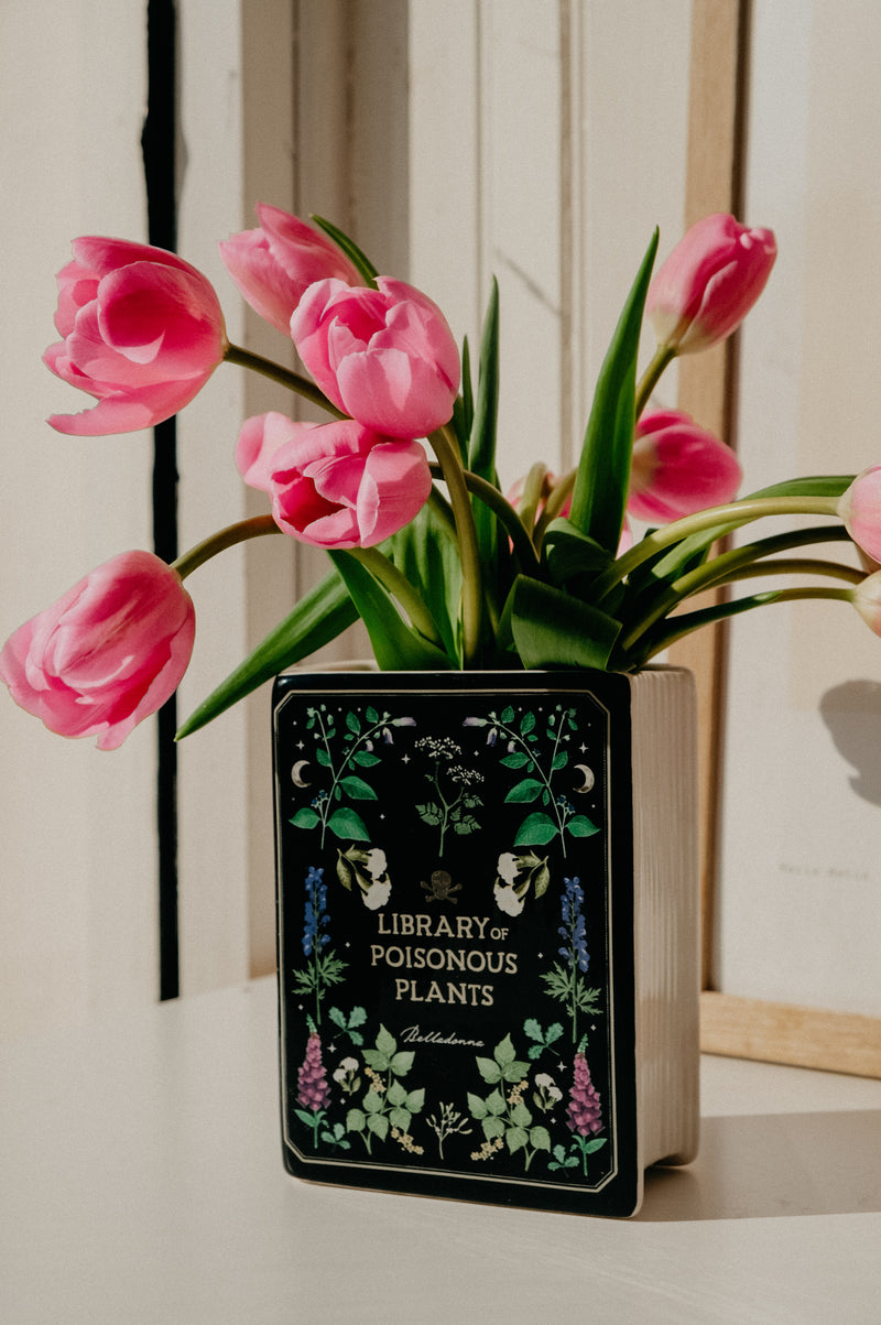 Poisonous Plants Book Dark Romance Vase