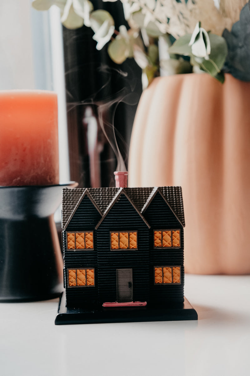 Salem Massachusetts Witch House™ Handmade Halloween Autumn Incense Burner