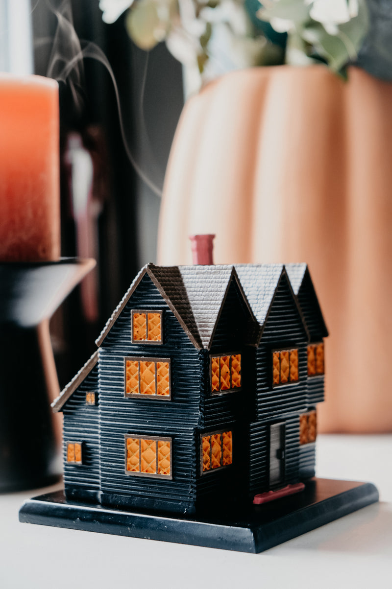 Salem Massachusetts Witch House™ Handmade Halloween Autumn Incense Burner