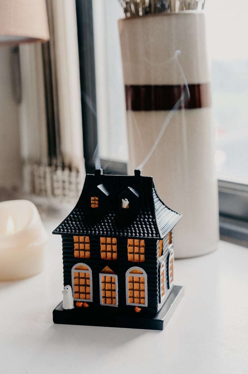 Haunted Mansion House Halloween Autumn Incense Burner