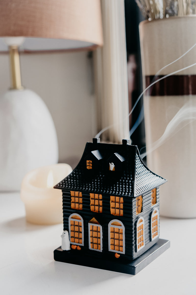 Haunted Mansion House Halloween Autumn Incense Burner