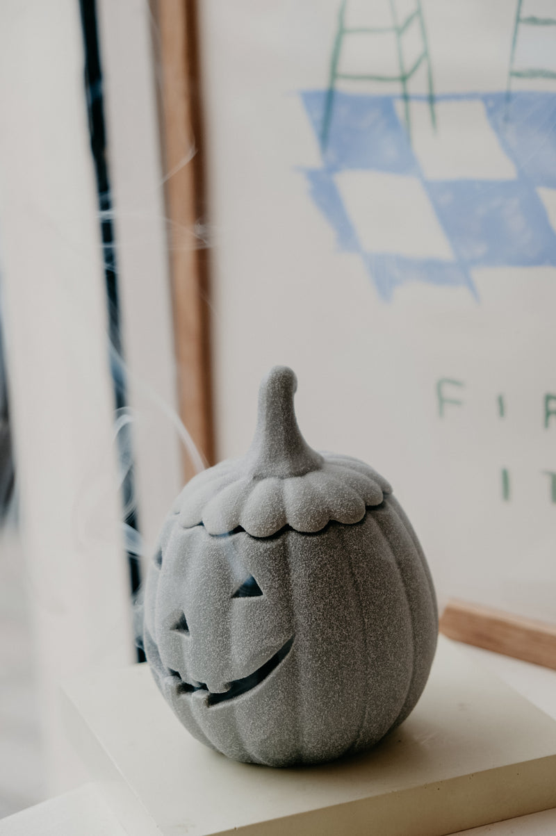 Heidi Grey 3 in 1 Jack-o-Lantern Pumpkin Halloween Wax Melt Burner | Incense Burner | Tealight Holder - 2 sizes