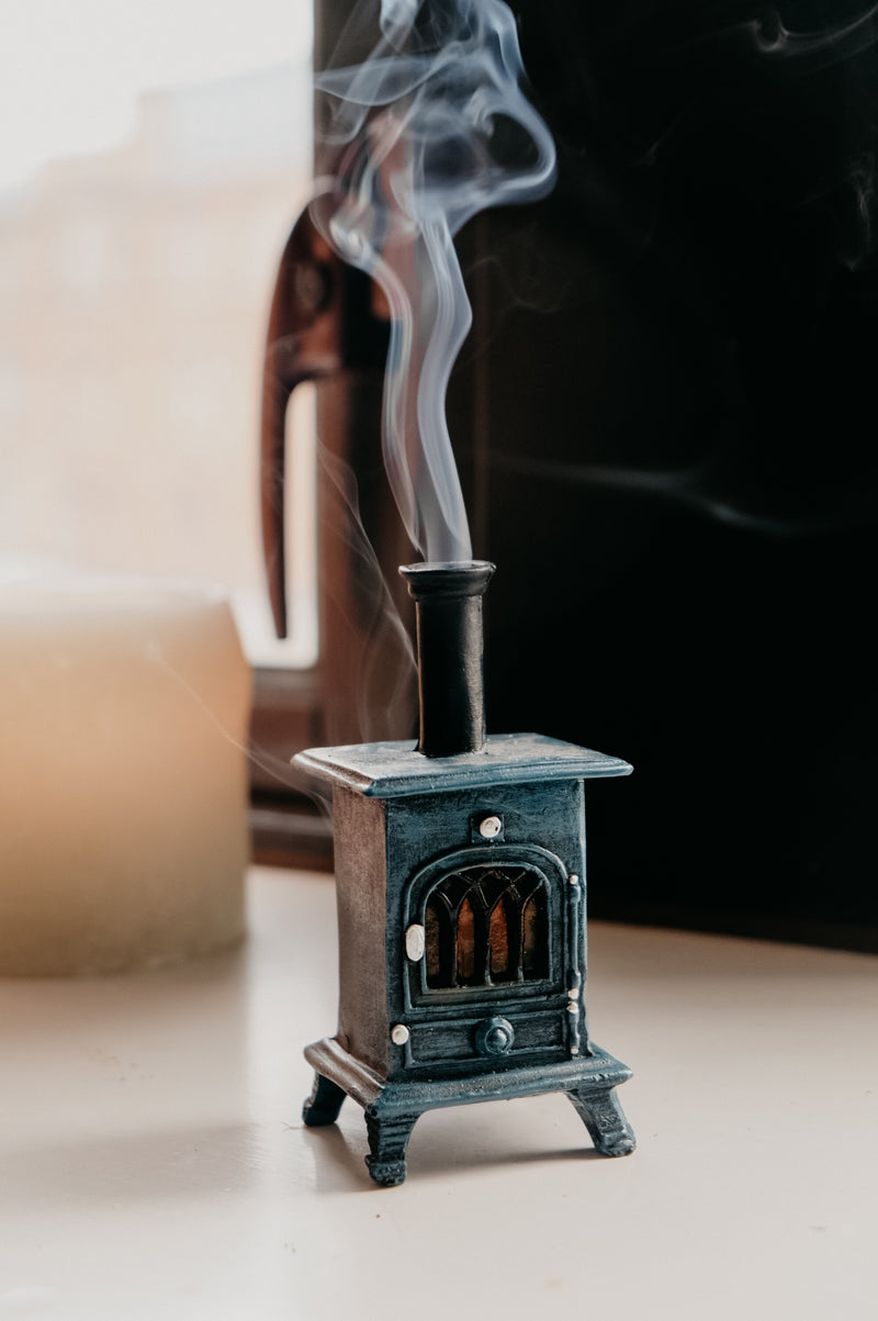 Rustic Stove Incense Burner
