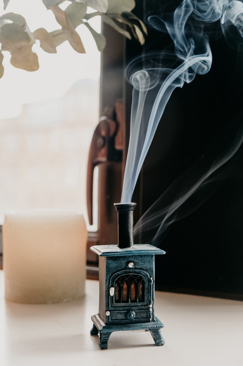 Rustic Stove Incense Burner