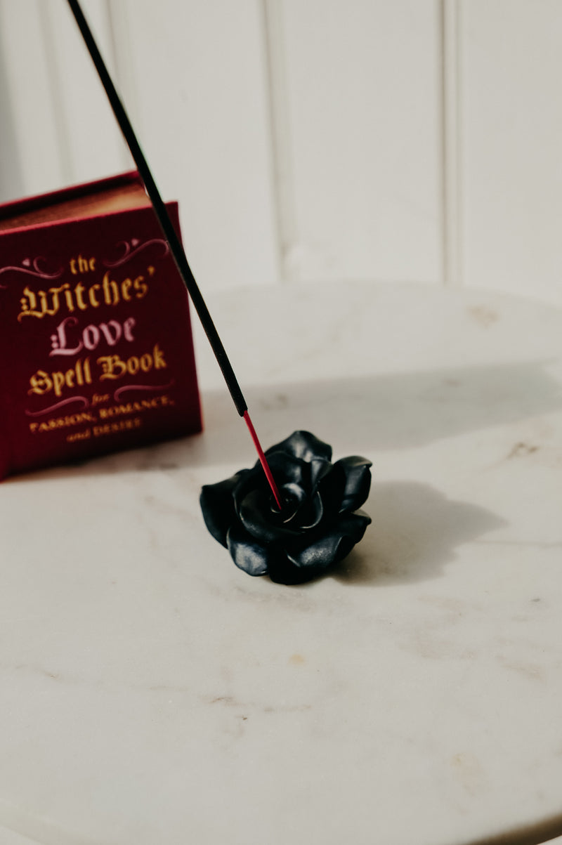 Black Rose Halloween Autumn Incense Stick Holder