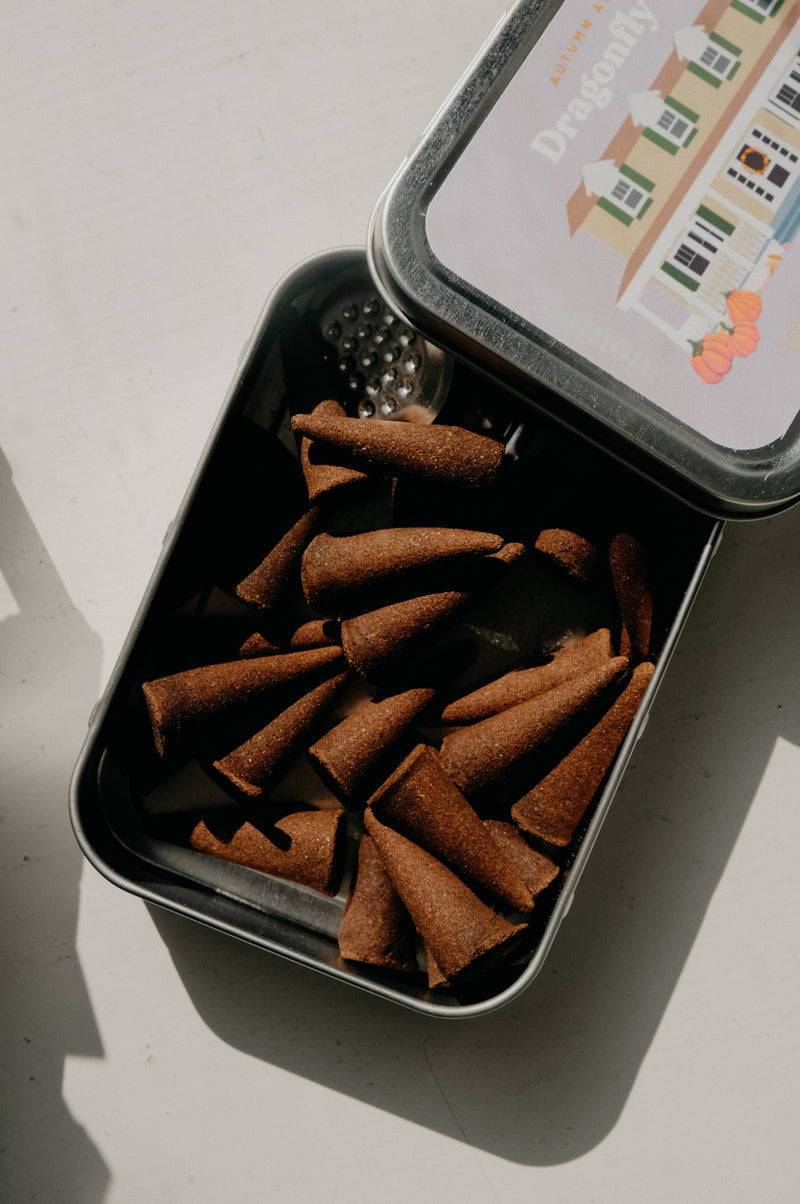 Dragonfly Inn Gilmore Autumn Vanilla Incense Cones