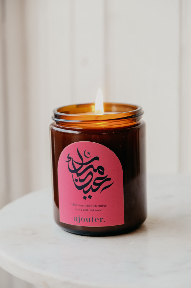 Eid Mubarak Soy Wax Candle - 2 scent options