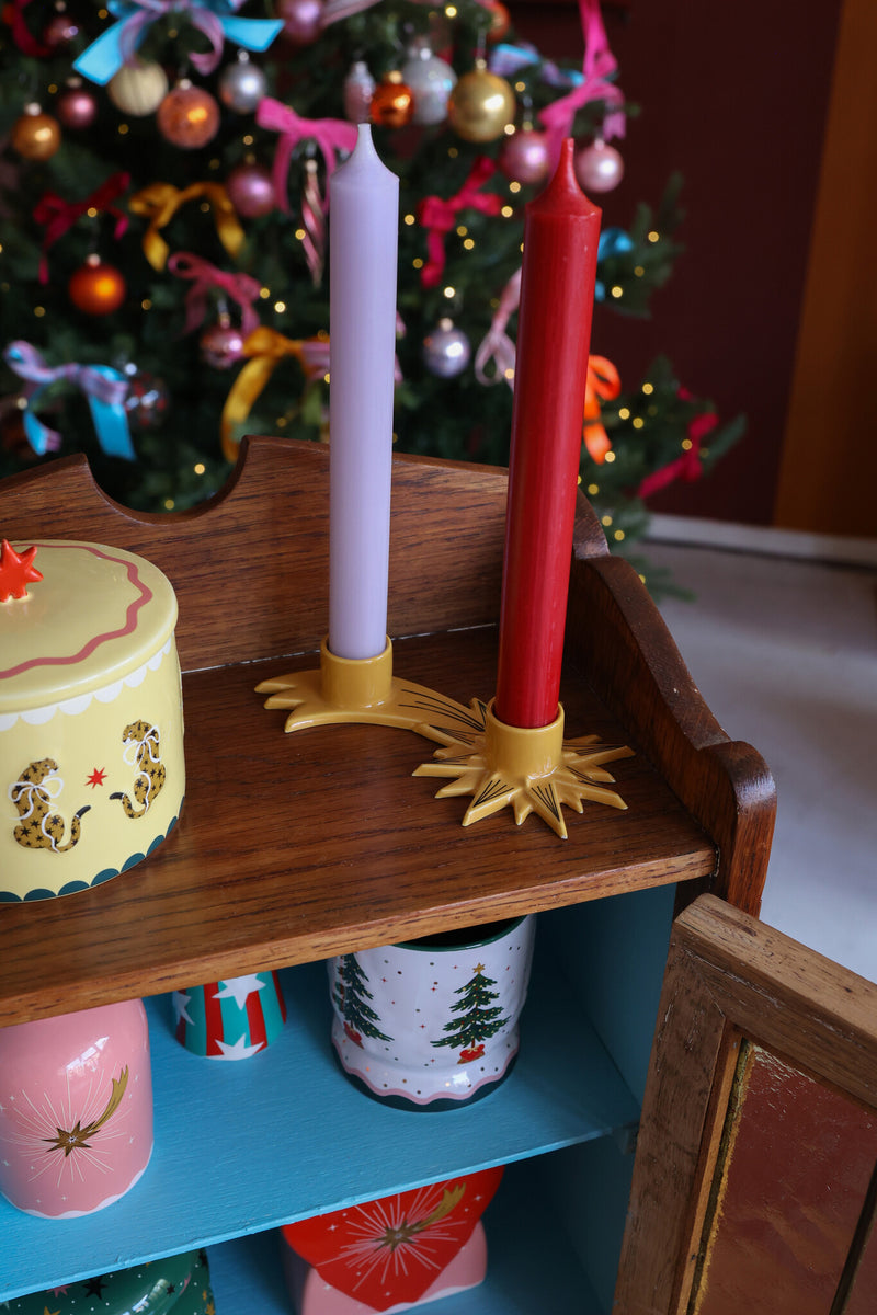 Freja Shooting Star Double Candle Holder