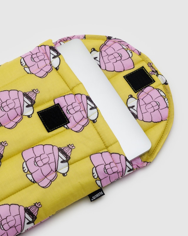 Baggu Peanuts Snoopy Puffy Jacket Laptop Sleeve - 2 sizes available