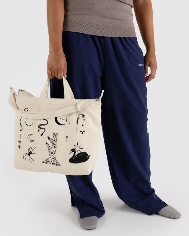 Baggu Horizontal Ballet Icons Coquette Tote Bag