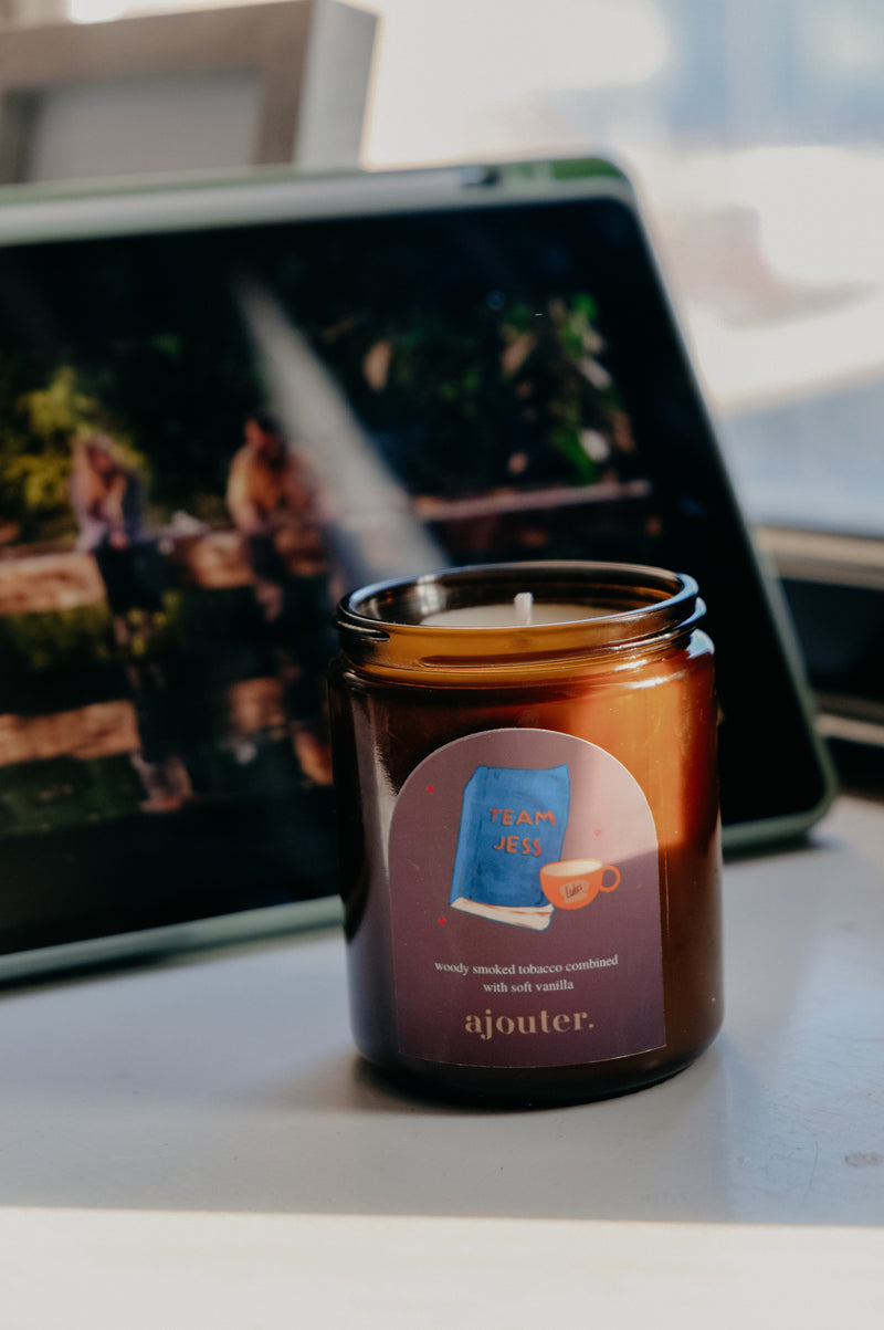 Team Jess Tobacco Vanilla Soy Wax Candle