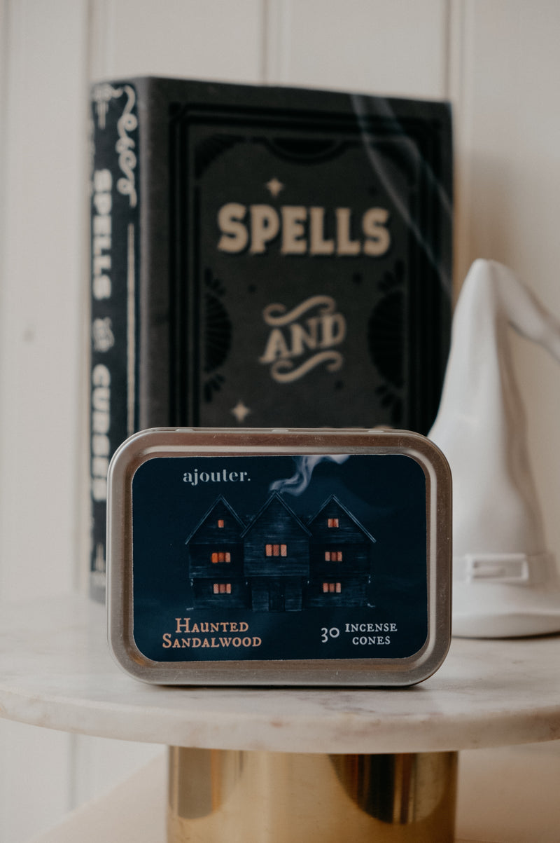 Salem Massachusetts Haunted Sandalwood Incense Cones