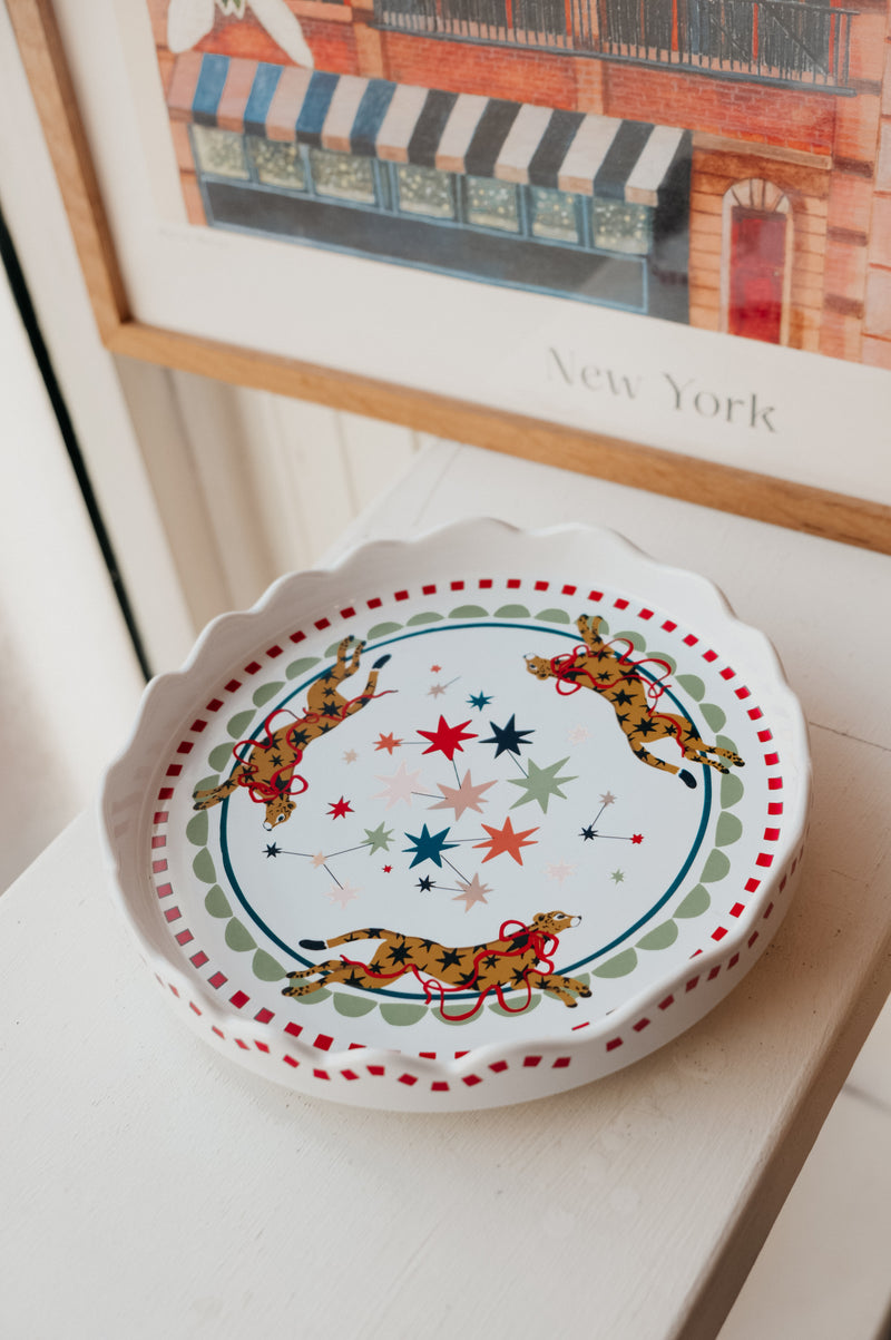Nico Leopard and Stars Cake Stand
