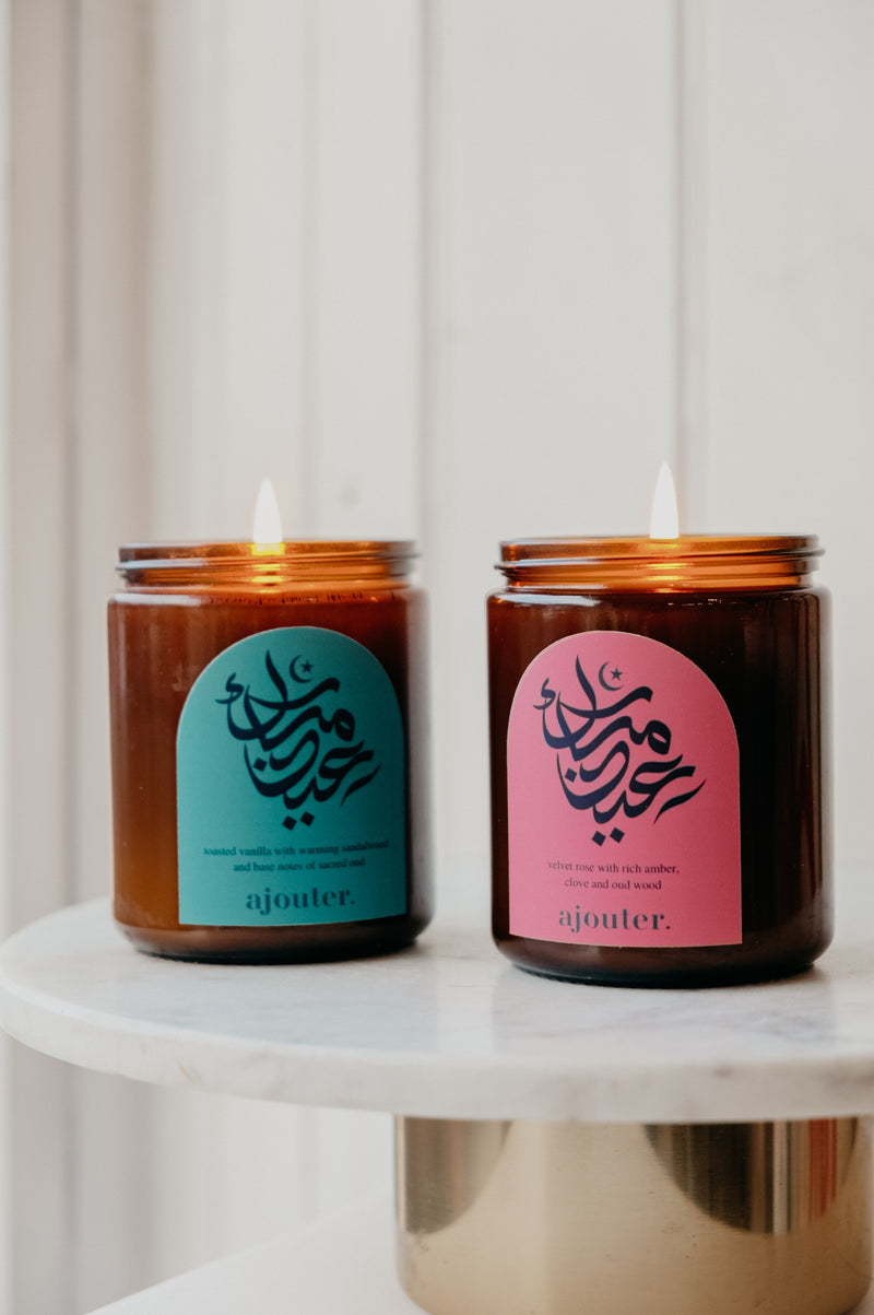 Eid Mubarak Soy Wax Candle - 2 scent options