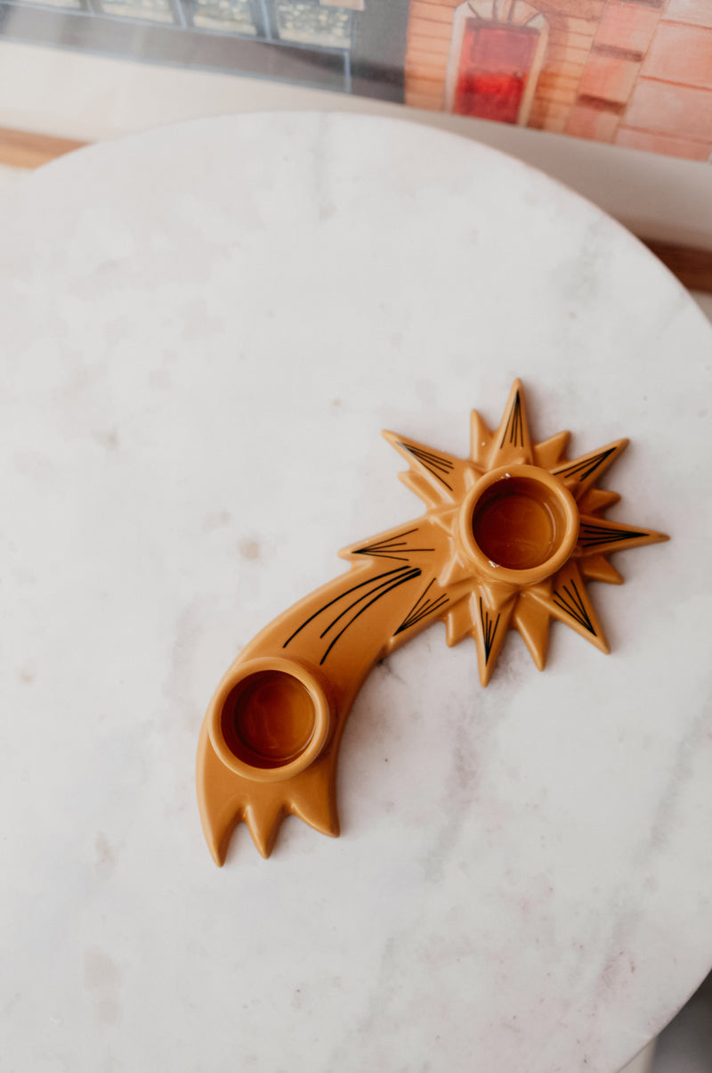 Freja Shooting Star Double Candle Holder