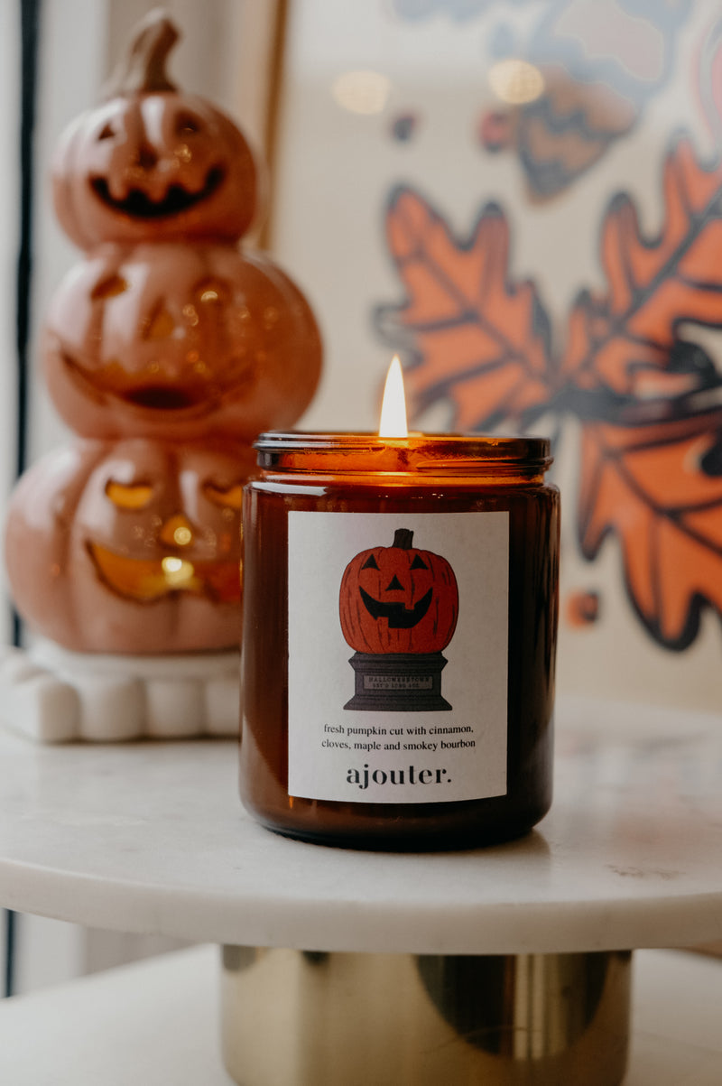Halloweentown Statue Pumpkin Spice Candle