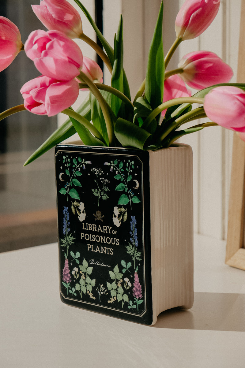 Poisonous Plants Book Dark Romance Vase