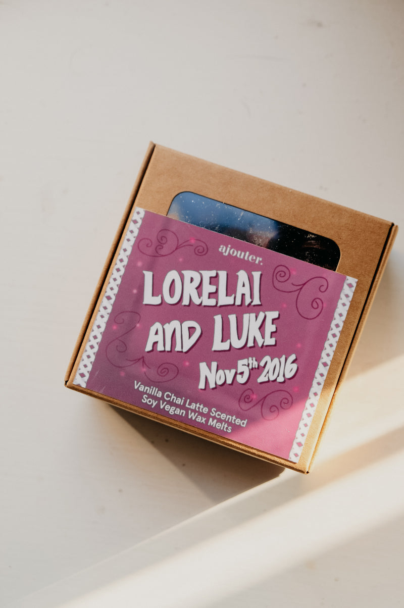 Lorelai and Luke Vanilla Chai Latte Bean Gilmore Vanilla Wax Melts