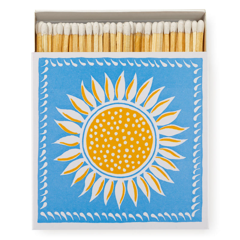 Sunflower Blue Luxury Matchbox