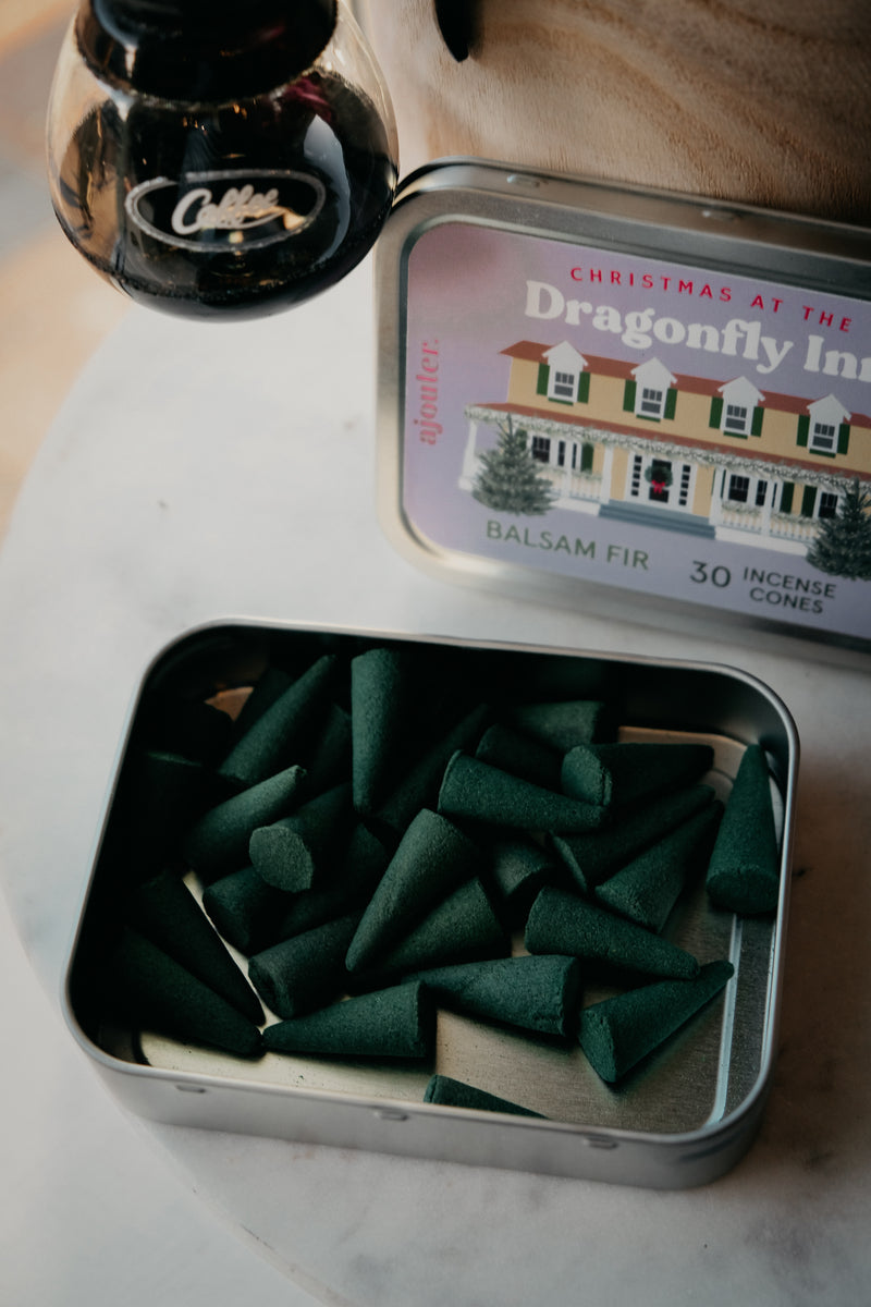 Dragonfly Inn Christmas Balsam Fir Incense Cones
