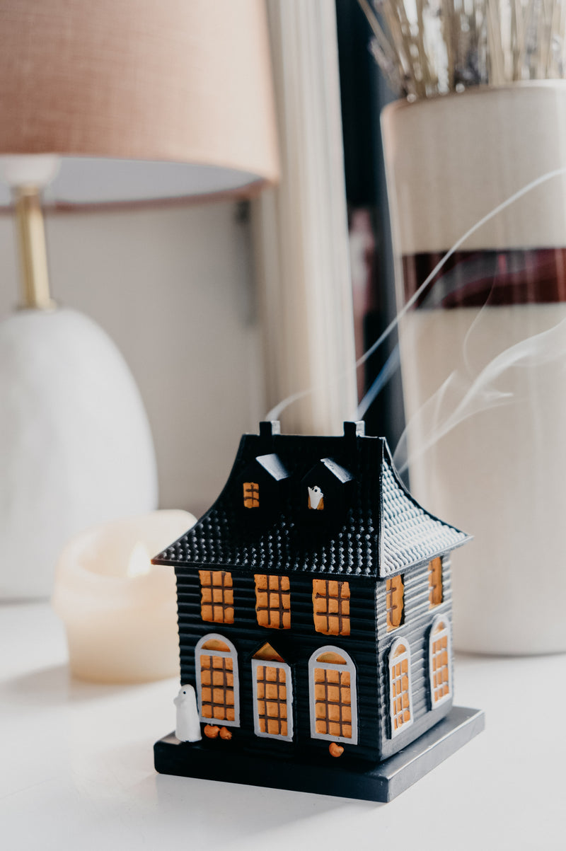 Haunted Mansion House Halloween Autumn Incense Burner
