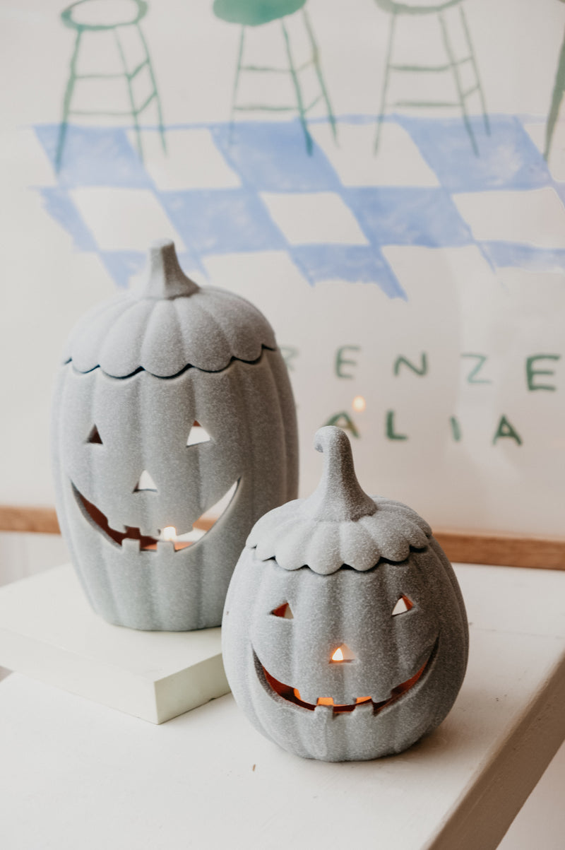 Heidi Grey 3 in 1 Jack-o-Lantern Pumpkin Halloween Wax Melt Burner | Incense Burner | Tealight Holder - 2 sizes