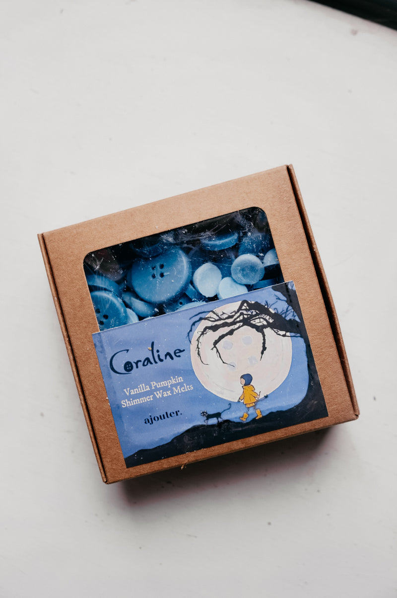Coraline Button Creamy Pumpkin Shimmer Wax Melt