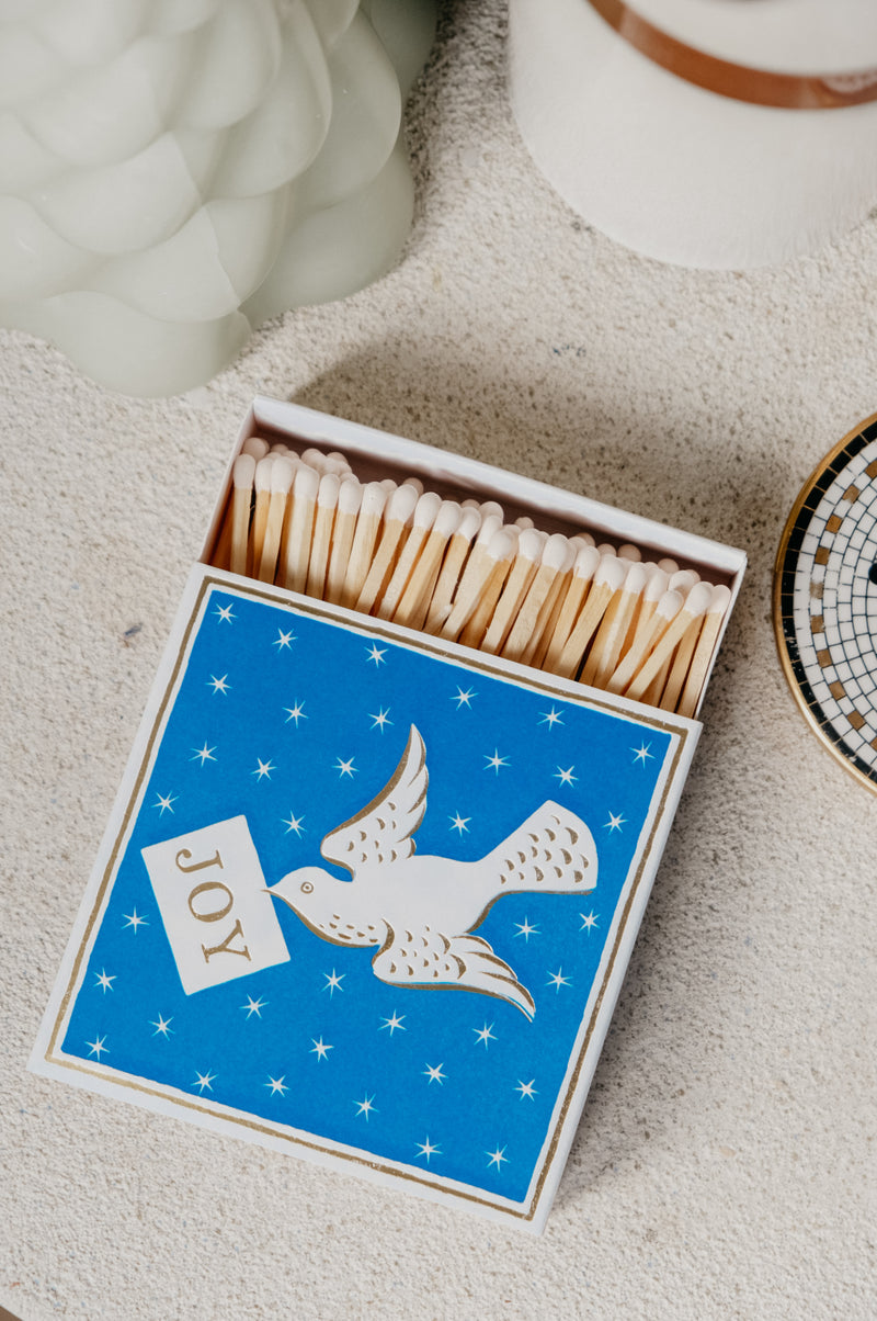 Christmas Dove Joy Festive Matches Matchbox