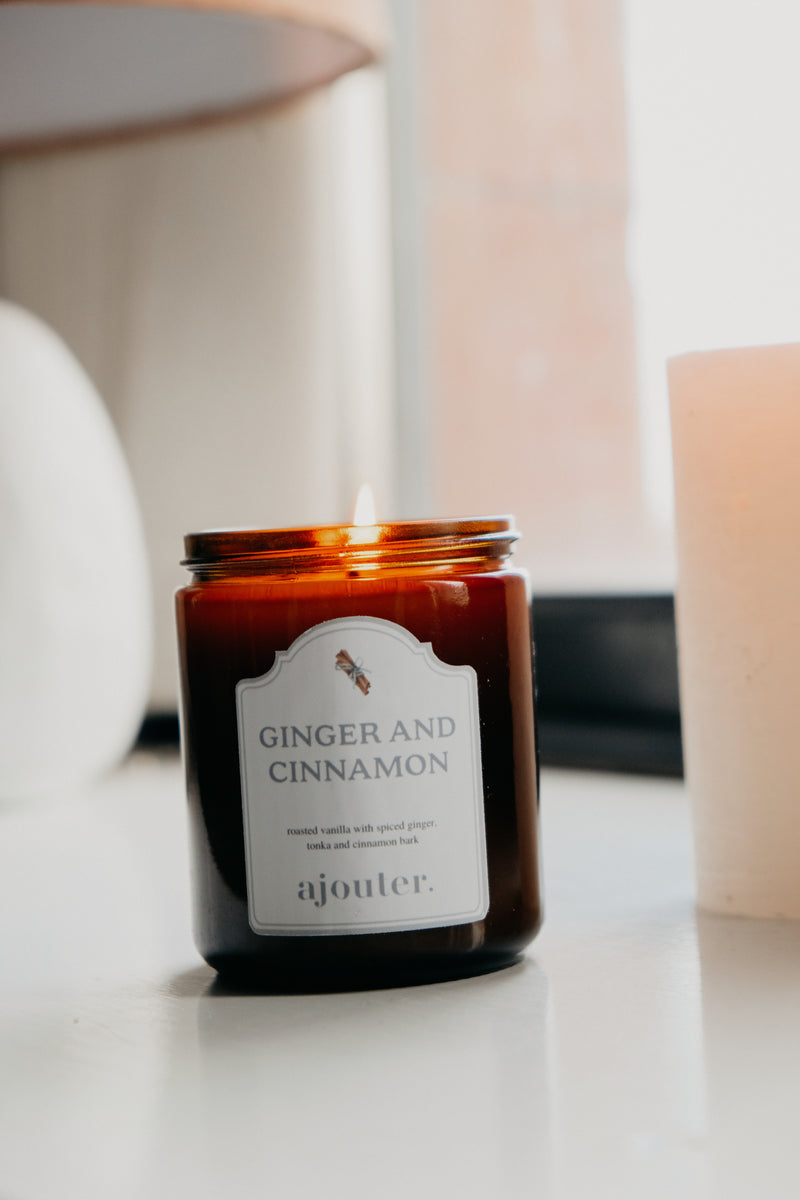 Ginger and Cinnamon Christmas Soy Wax Candle