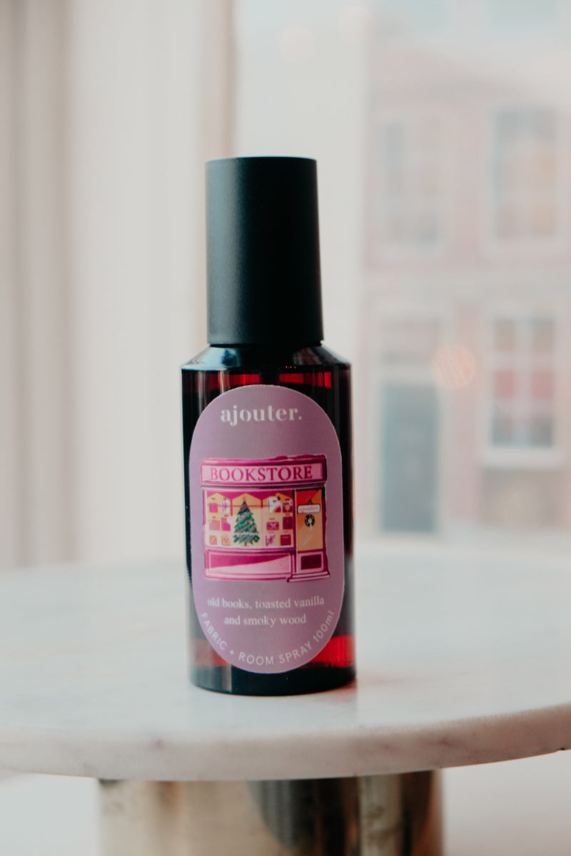 Bookstore Room Fabric and Room Spray