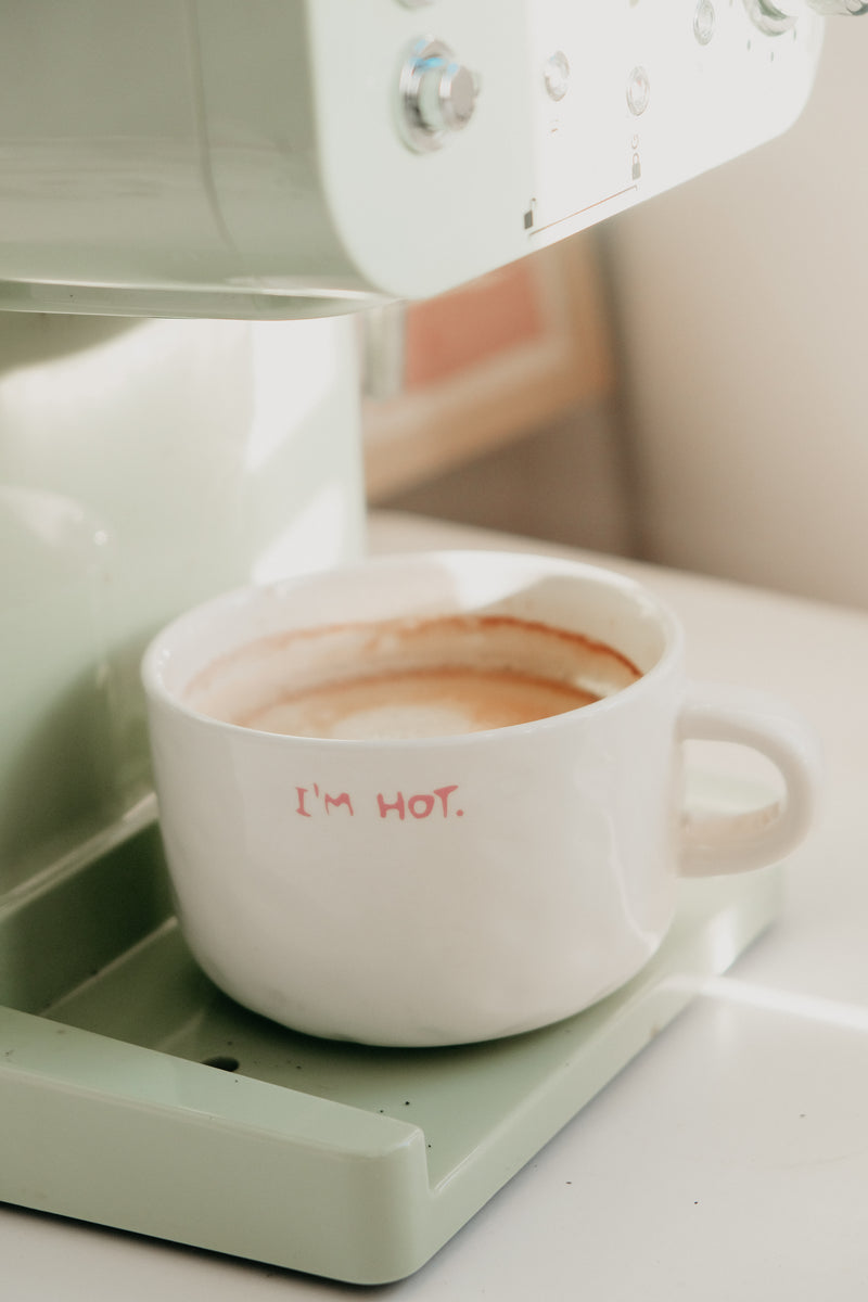 Rowe Im Hot Round Ceramic XL Mug