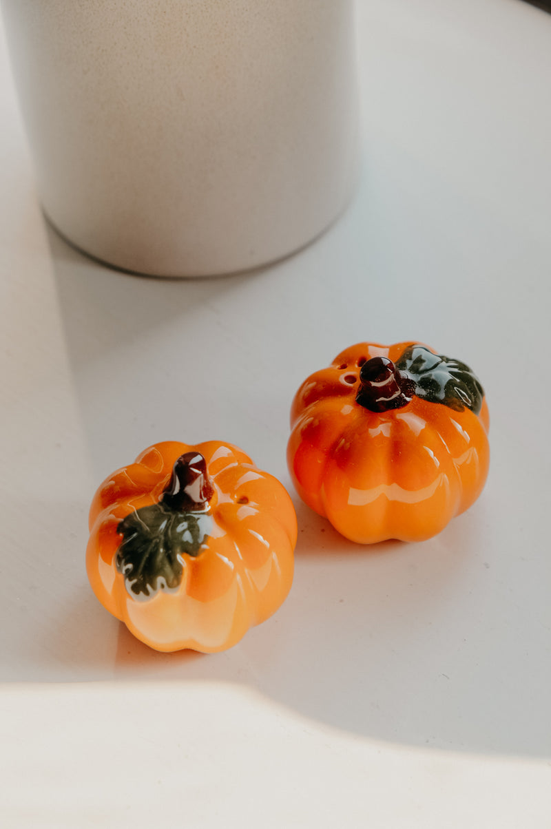 Pumpkin Salt and Pepper Shakers