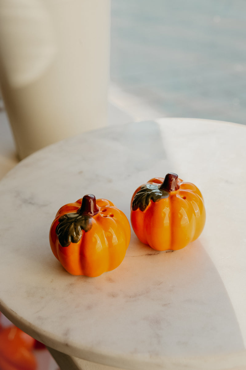 Pumpkin Salt and Pepper Shakers