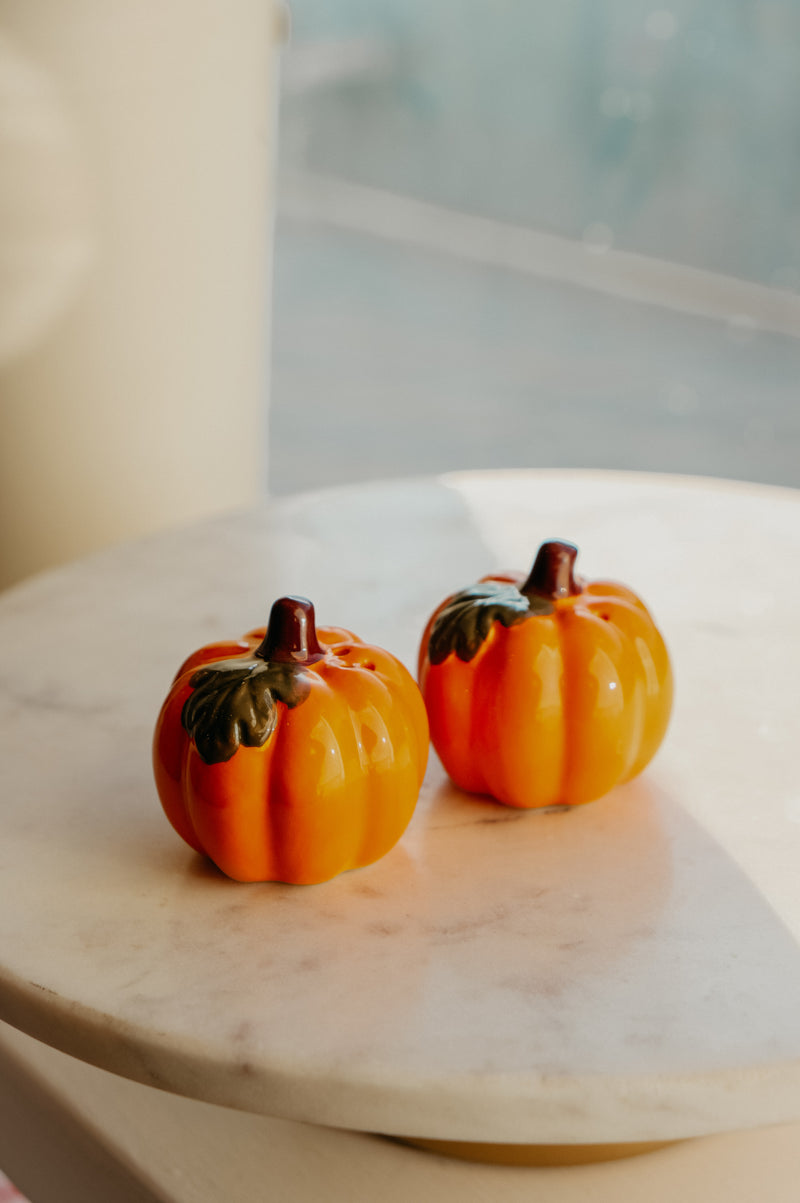 Pumpkin Salt and Pepper Shakers